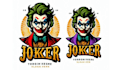 design a striking joker mascot logo