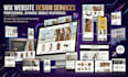 design a high converting wix website and wix website redesign