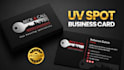 do uv spot business card