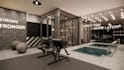 create your gym and office interior with photo realistic rendering
