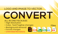 edit, modify, redesign, vectorize, and update your logo in 24 hours