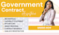win government contracts, contract research, rfp rfq, grant proposal