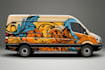 do car wrap design, vehicle wrap design, van wrap design