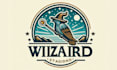 design a powerful wizard mascot logo