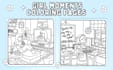 create girl moments coloring pages
