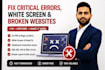fix wordpress critical errors and white screen