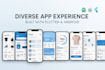 develop a fast and responsive flutter mobile app with modern UI