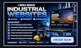 build responsive earthwork website roofing construction website wordpress websit