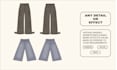 design custom streetwear clothing mockups for denim sweatpants and other pants