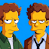 make best yellow cartoon character like simpson style