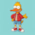 make you as the best simpson yellow cartoon character