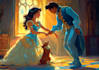 create a magical disney style art for you