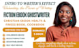 ghostwrite fiction and non fiction ebook, writer self help book, amazon kdp
