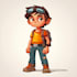 live2d, 2d tuber model, chibi, vroid, anime, fanart