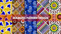 create seamless patterns for textile and fabric print