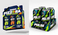 beverage, energy drink, 12 pack, can case, tray, carton, box packaging design