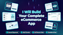 create ecommerce flutter android, ios, web application for you