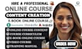 create online course creation course content self improvement course uploading