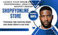 do shopify print on demand, shopify store design and redesign, shopify website