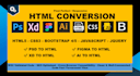 convert figma to html responsive, psd to html css and js