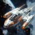 draw a sci fi spaceship design