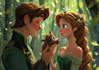 create a magical disney style art for you