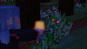 make a minecraft scene render in blender