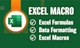provide excel services data cleaning, dashboards and more