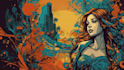 create digital drawing, vector art for you by freestyle