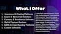 build crypto trading, defi, and payment platforms
