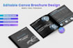 design premium editable canva brochure, flyer or catalog