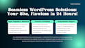 quickly fix wordpress errors, bugs, and problems in 24 hours