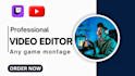 video games clipping, twitch clips, gameplay edit, montage video