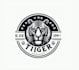 design creative tiger logo with new concept