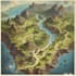 draw 2d rpg fantasy map, landscape, dndart map design