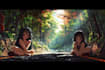 make anime background, game, visual novel and interio