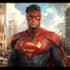 do a superhero cartoon character