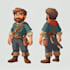 2d full game assets gui,character, icon,background