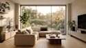 do stunning living room interior 3d rendering