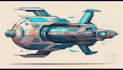 design spaceship, sci fi illustration