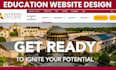 design education website lms website elearning website lms educational website