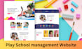 create website for elearning platform like school, tutor and online courses