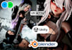 custom vrc avatar furry avatar anime nsfw 3d model 3d character modeling physics