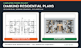 professionally redraw floor plans and convert sketches or PDF to autocad