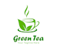 design coffee logo, tea, café, green tea, tea