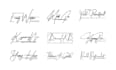 do scripted, handwritten, cursive, handwriting, signature logo