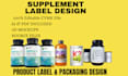 design supplement package design bottle label design supplement packaging box