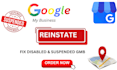 reinstate your suspended google my business gmb profile