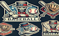 do custom mlb, parody , custom baseball and all world series logo