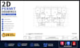draw, redraw 2d architectural floor plan, blueprint autocad